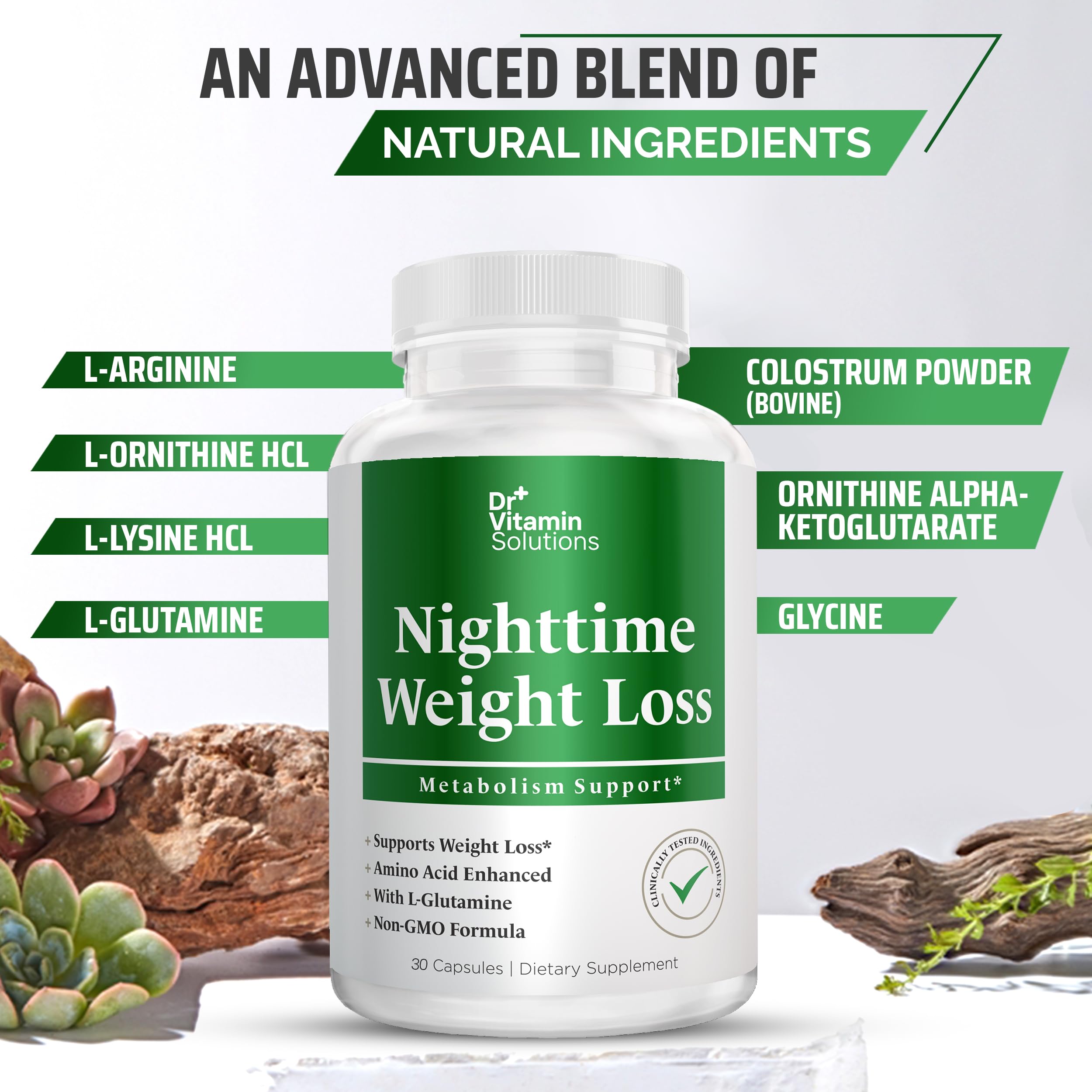 Highlight of key ingredients: L-Arginine, L-Glutamine, L-Carnitine