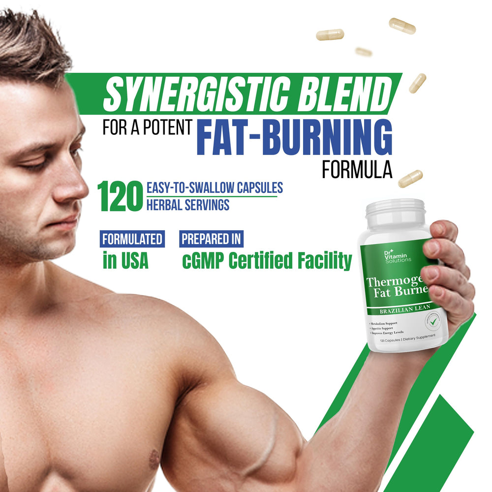 Front view of Brazilian Lean Thermogenic Fat Burner bottle