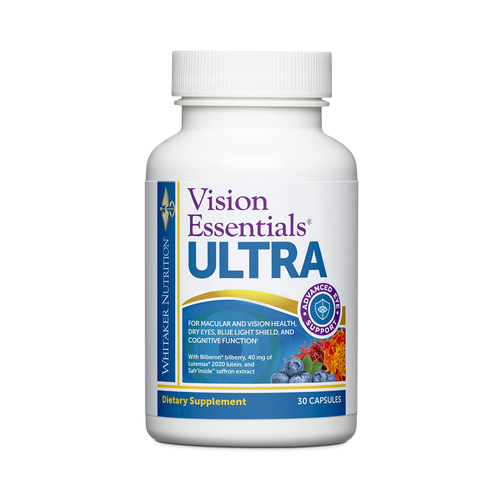 Bottle of Dr. Whitaker's Vision Essentials Ultra
