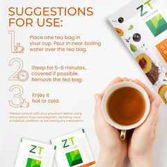 Dr. Zisman ZT Slimming Peach Tea cup ready for sip.