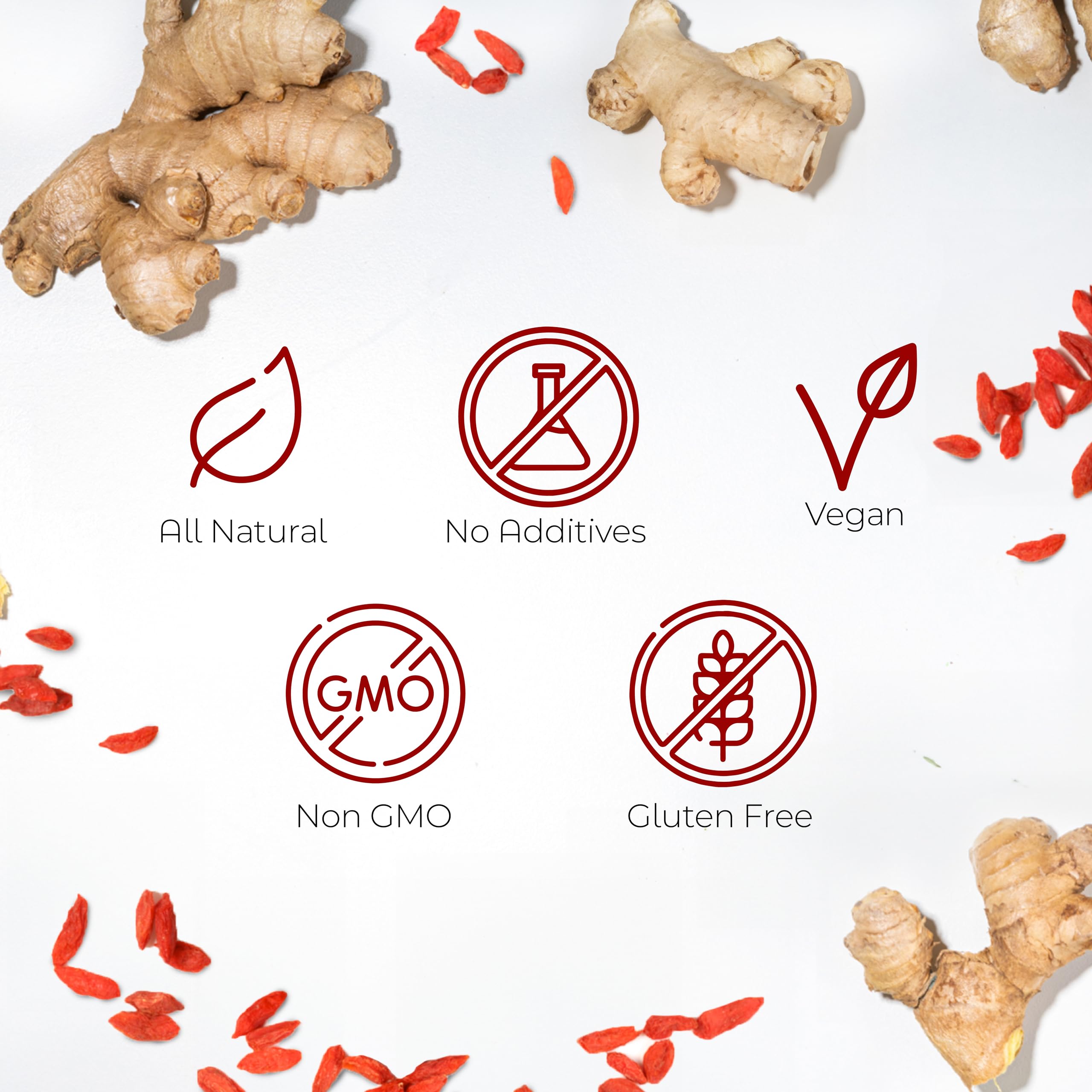 Dr. Zisman ZT Slimming Tea ginger root slices show natural ingredients behind a balanced sip.