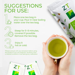 Dr. Zisman ZT Slimming Tea iced serving for a revitalizing afternoon pick-me-up.