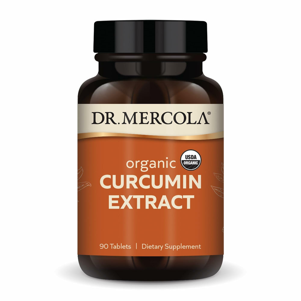 Box of Dr. Mercola Organic Curcumin Extract 90 servings