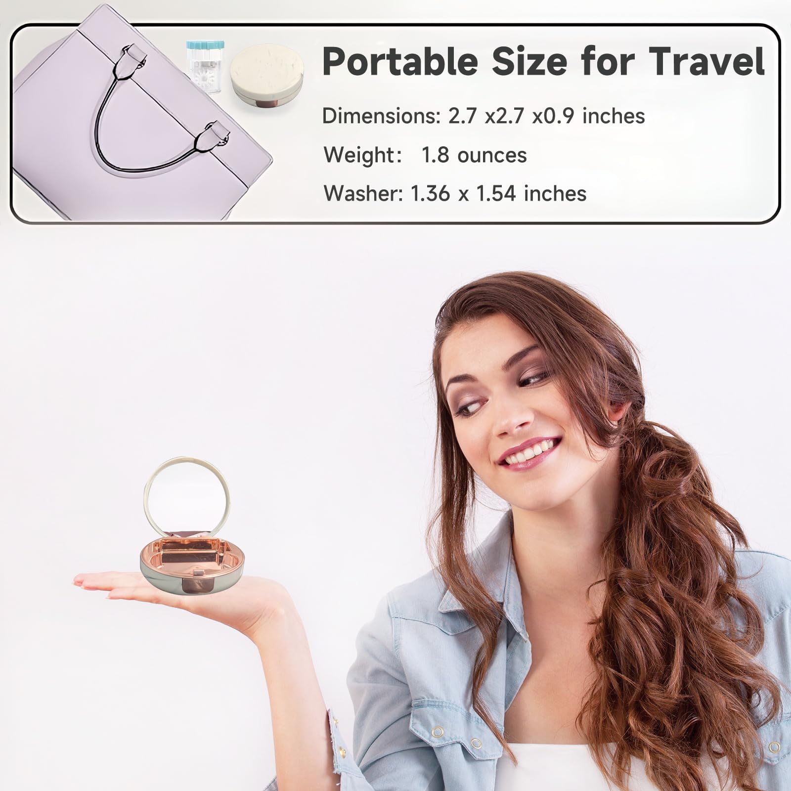 Portable travel kit components including remover stick