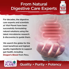Sustainably sourced Dragon's Blood resin capsules (vegan) packaging