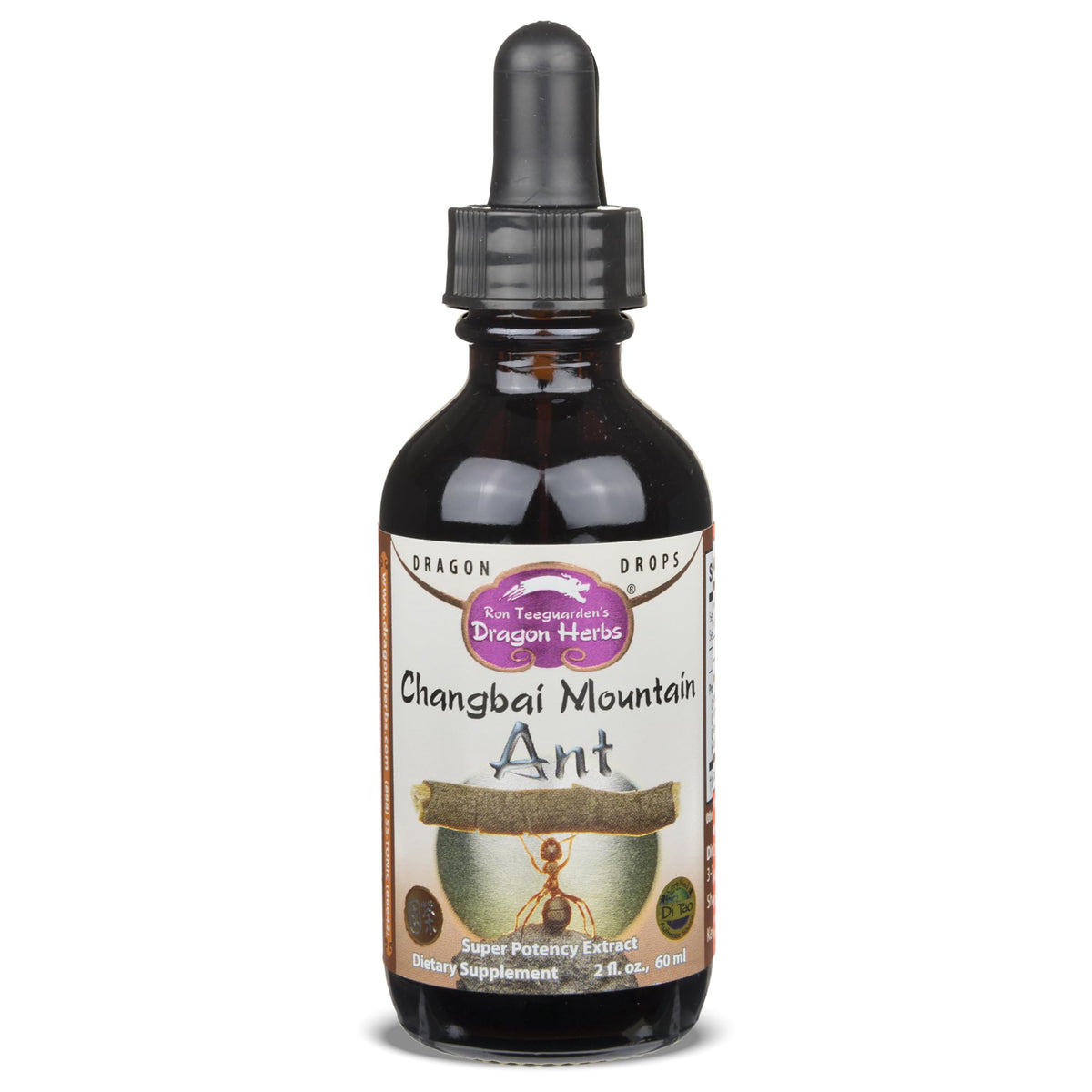 Dragon Herbs Changbai Mountain Ant Extract Drops - 2 fl oz bottle