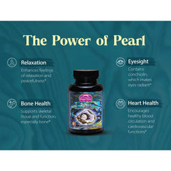 Nutrition facts panel for Pearl Powder Capsules