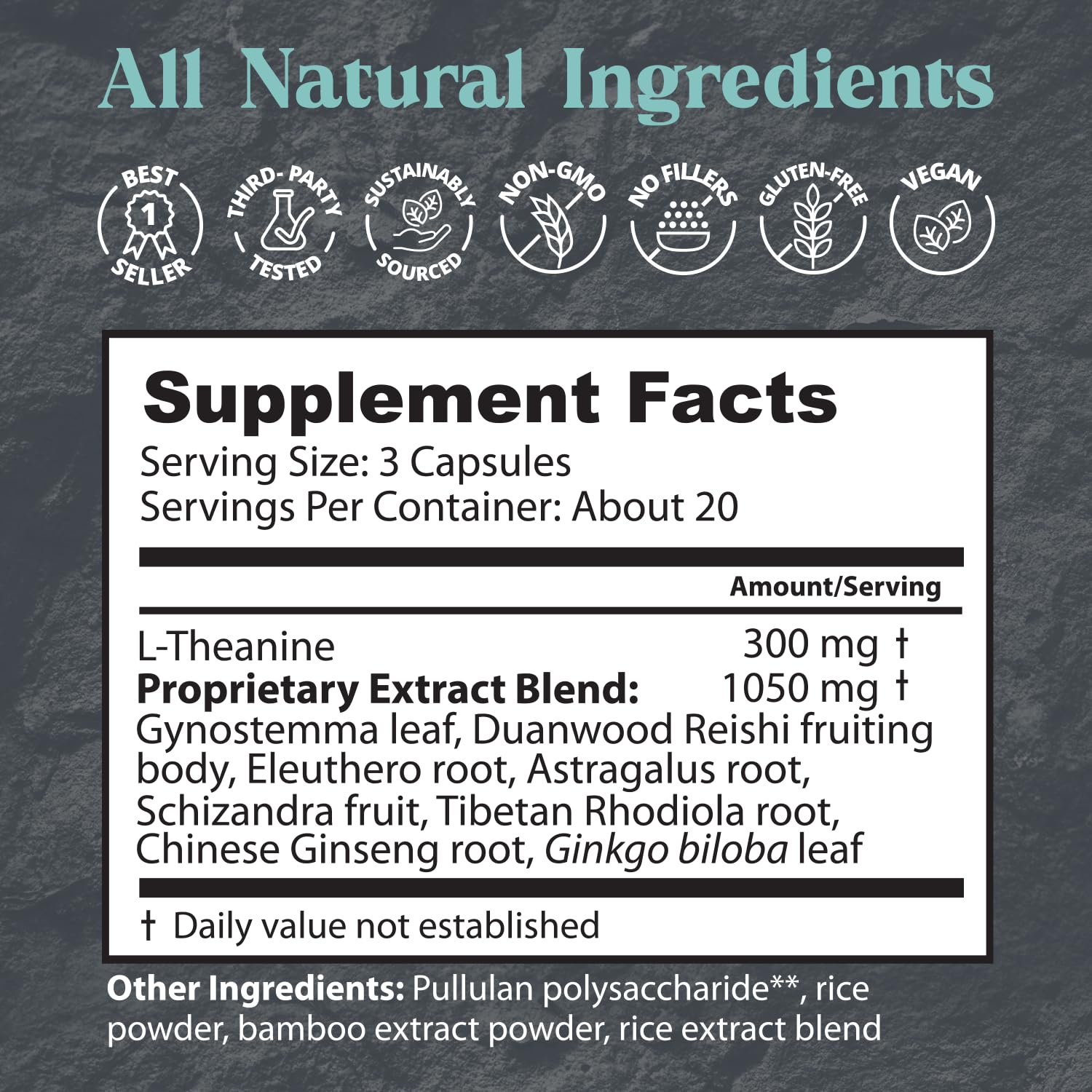 Usage instructions for Tao in a Bottle adaptogenic formula
