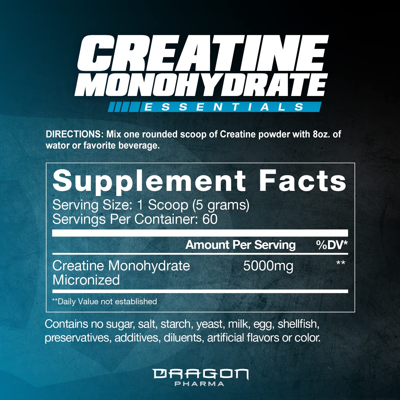 Creatine monohydrate powder with a scoop
