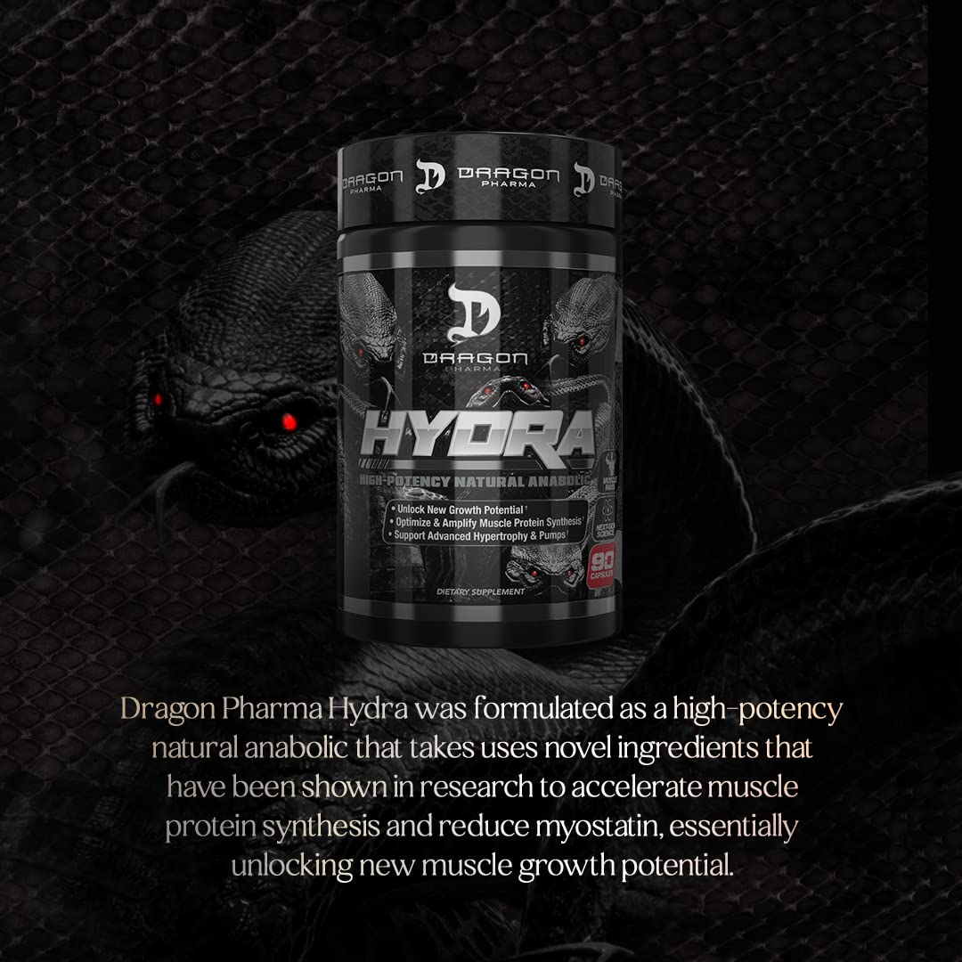 Hydra 120 capsules bottle on white background