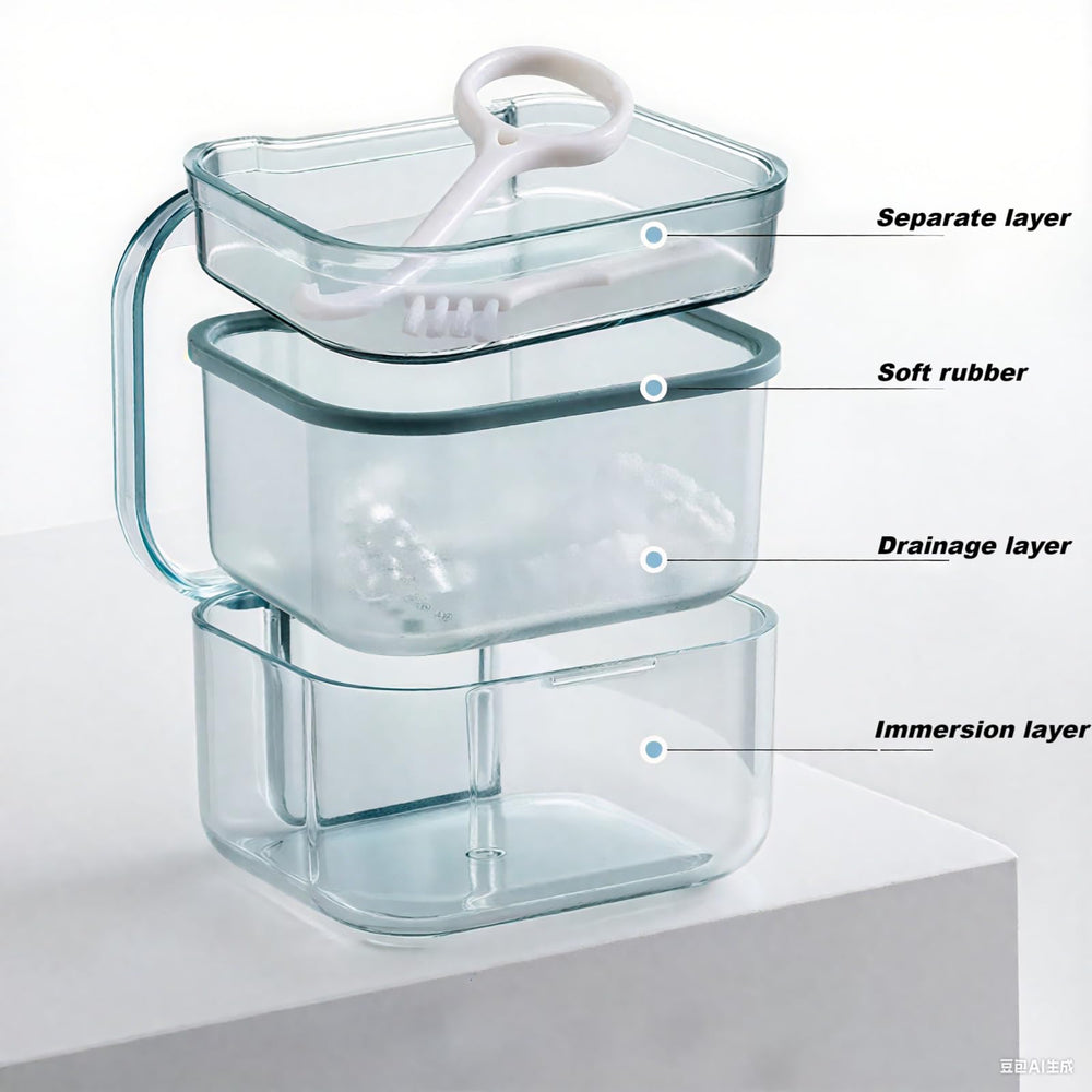 Detachable drainage basket for quick drying