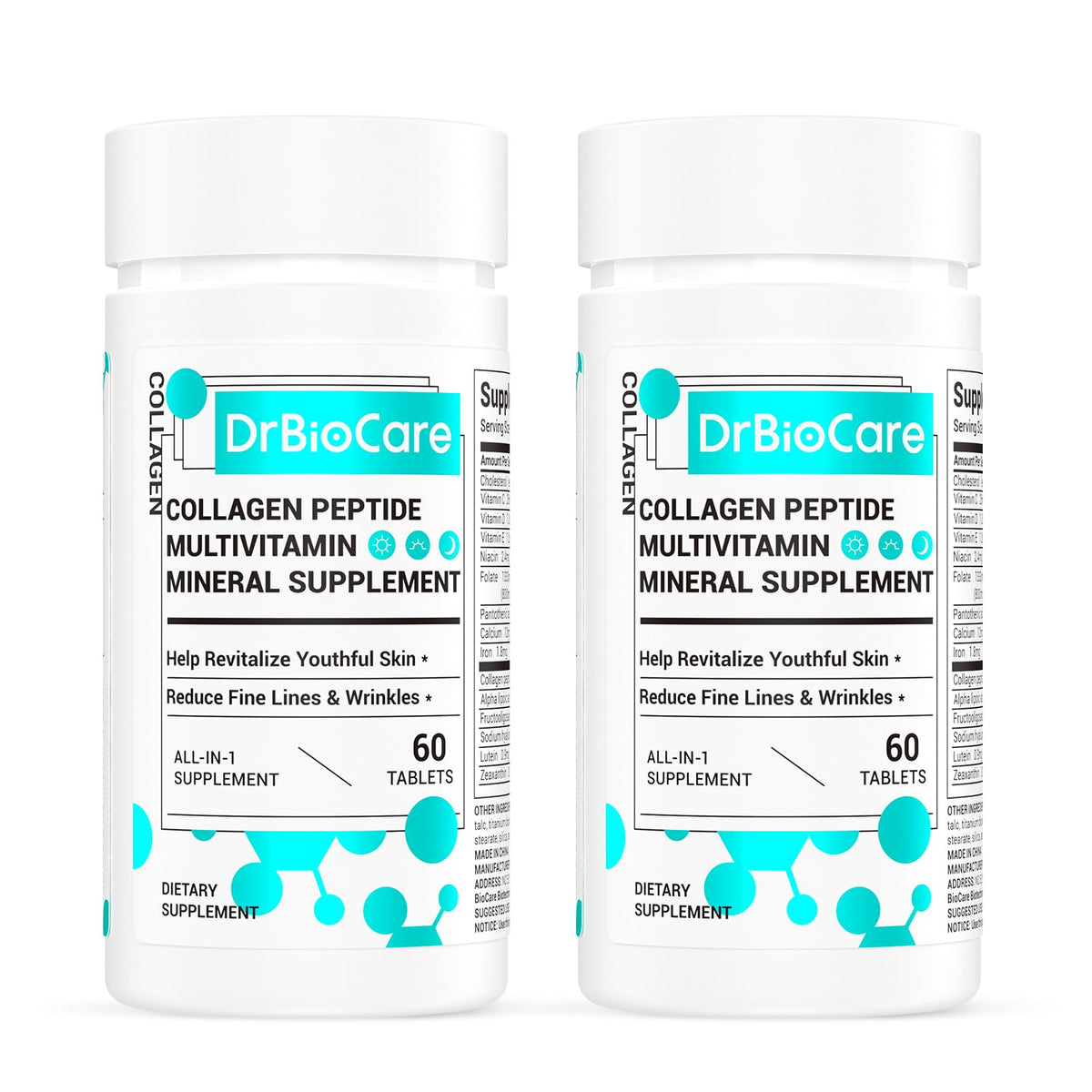 DrBioCare Collagen Peptides for Women bottle label