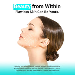 Close-up of DrBioCare Collagen Peptides for Women packaging