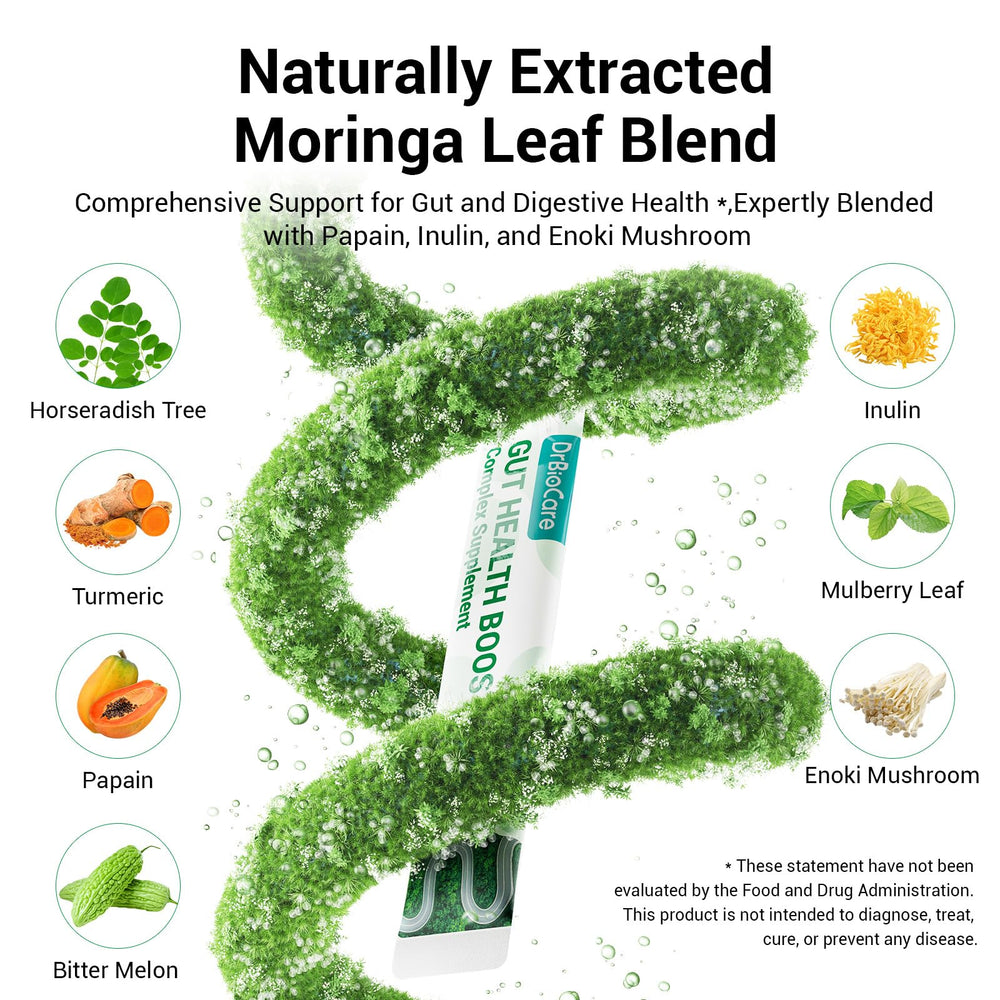 DrBioCare Enoki mushroom detail highlights natural fiber and premium ingredient quality.