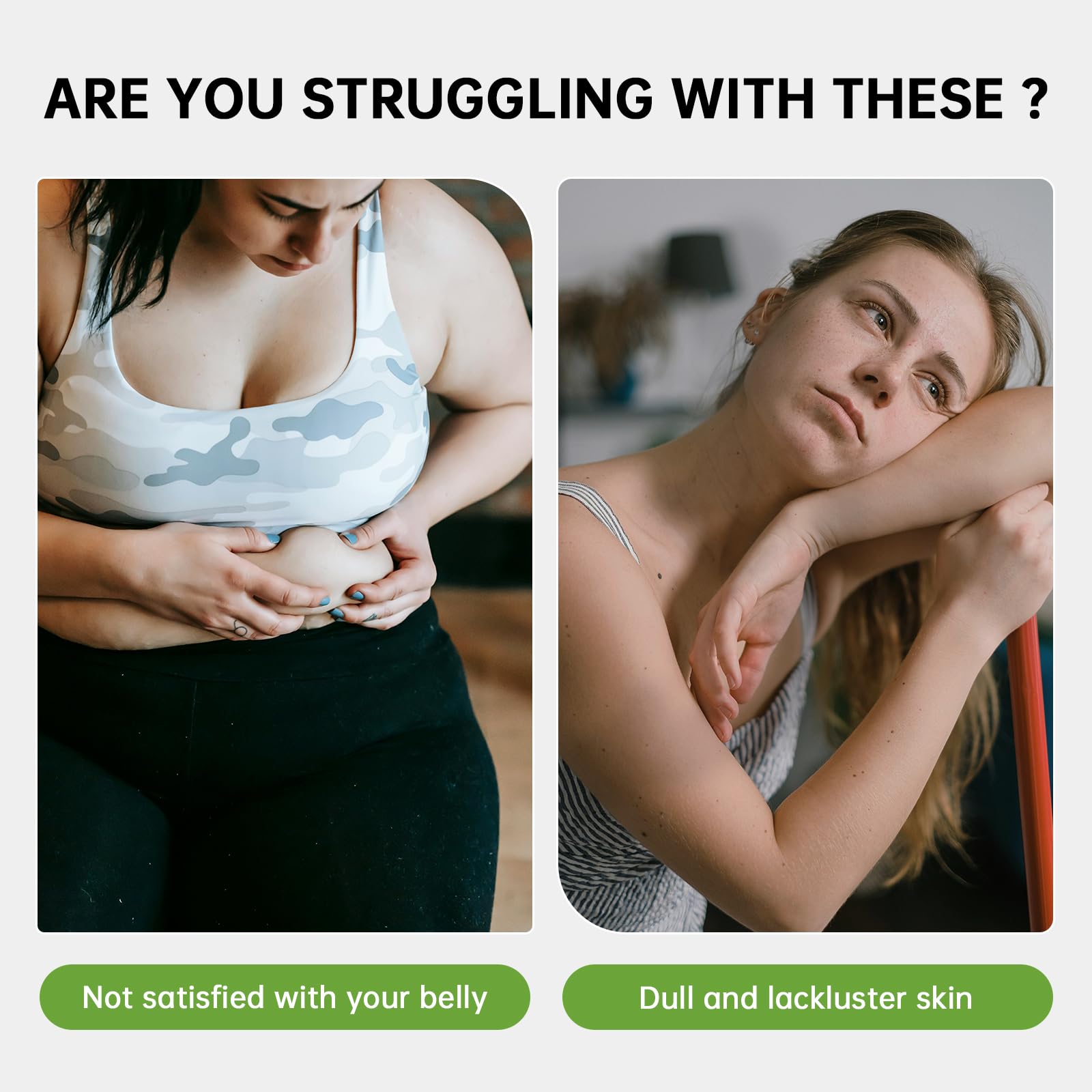 Ingredient highlights including grass-fed collagen and colostrum