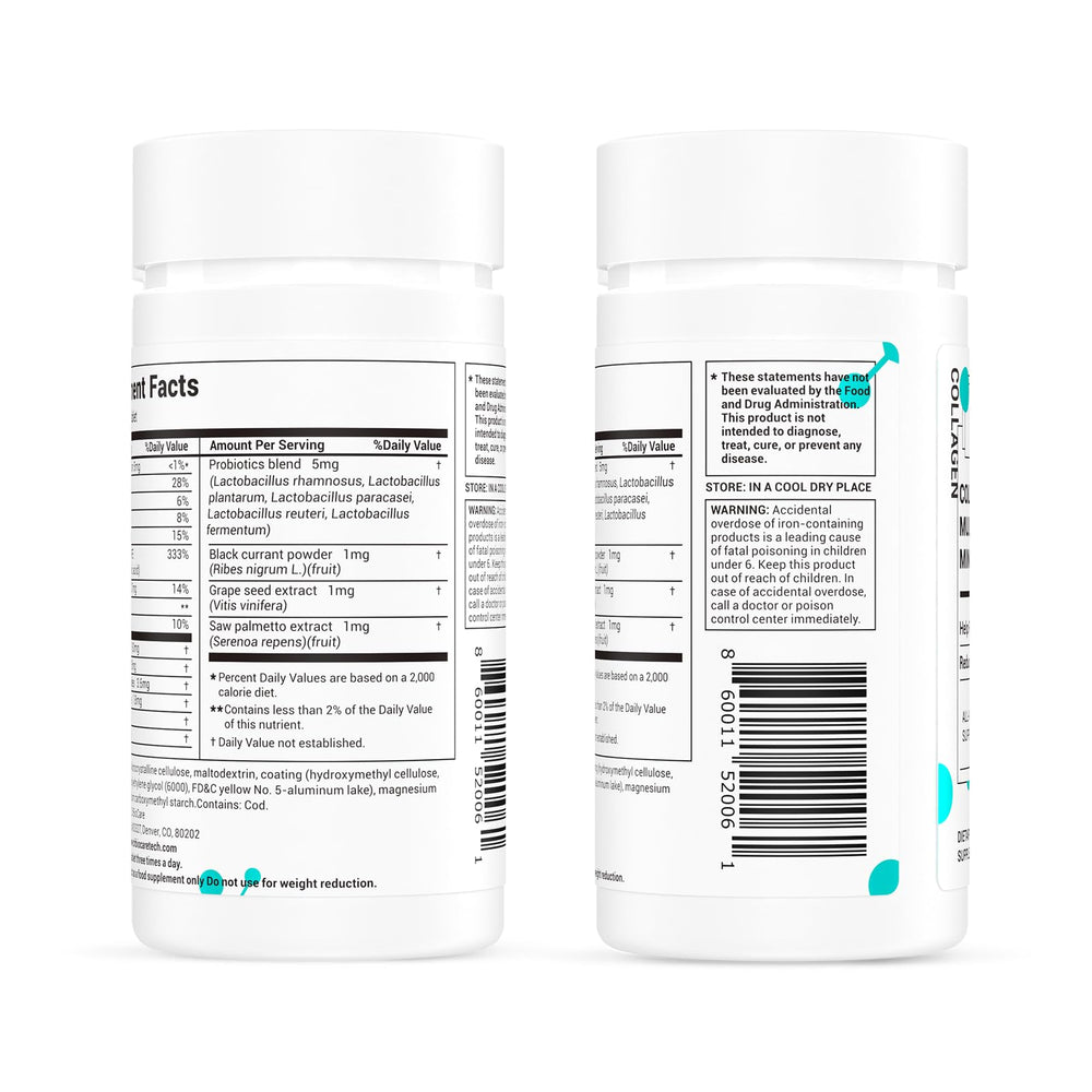 Graphic illustrating skin health benefits from collagen peptides