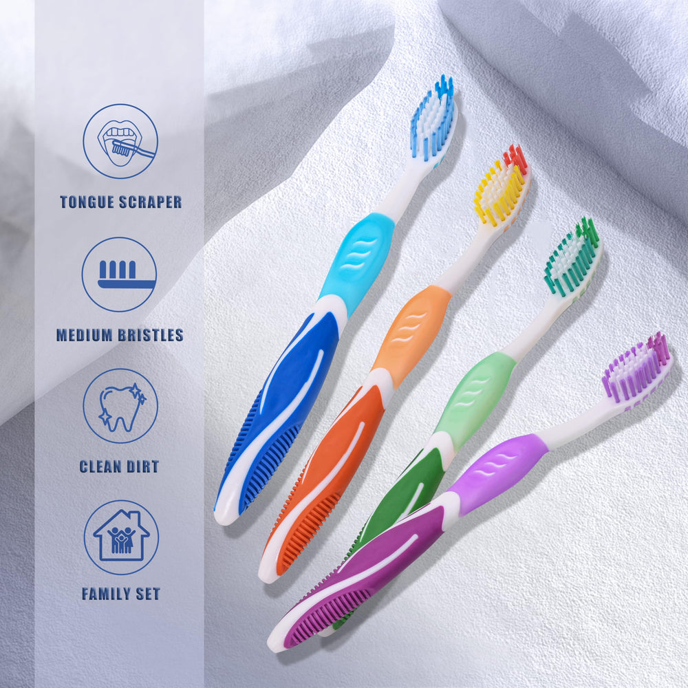 Non-slip ergonomic handle of DR.BRIGHT toothbrush