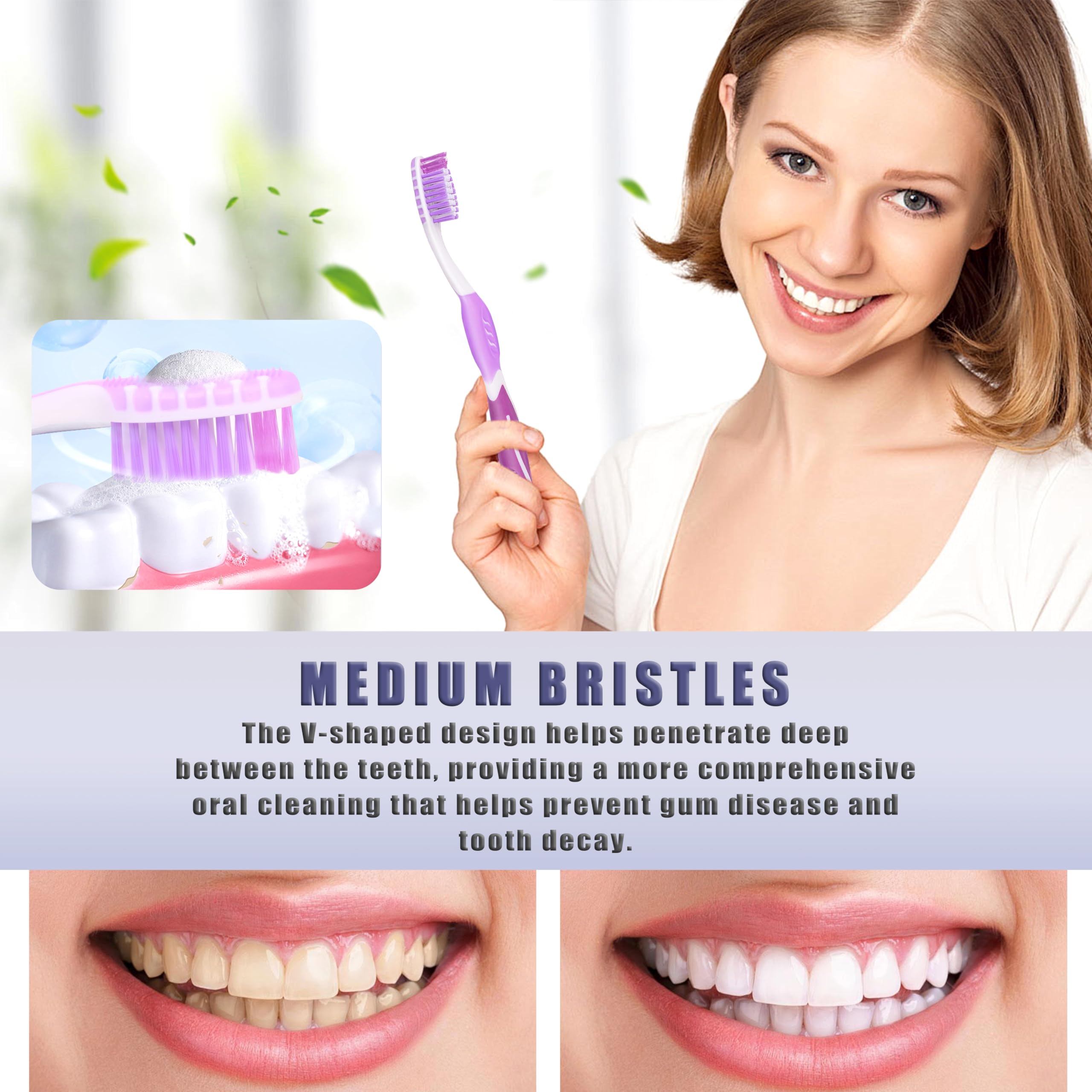 Individually packaged toothbrush for travel