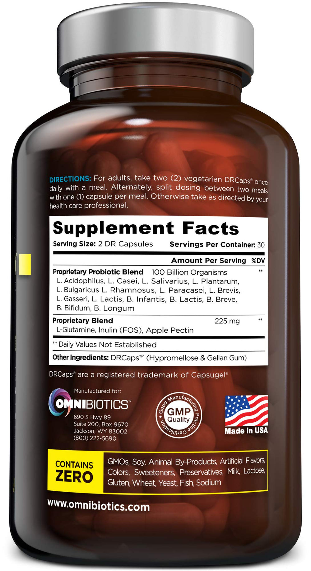 DRCaps delayed-release capsules protecting probiotics