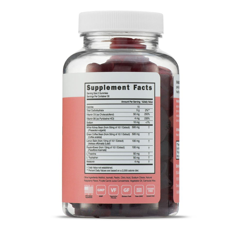 Dream & Burn raspberry-flavored gummy close-up