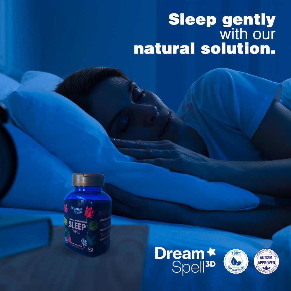 Calming night scene with Dream Spell product