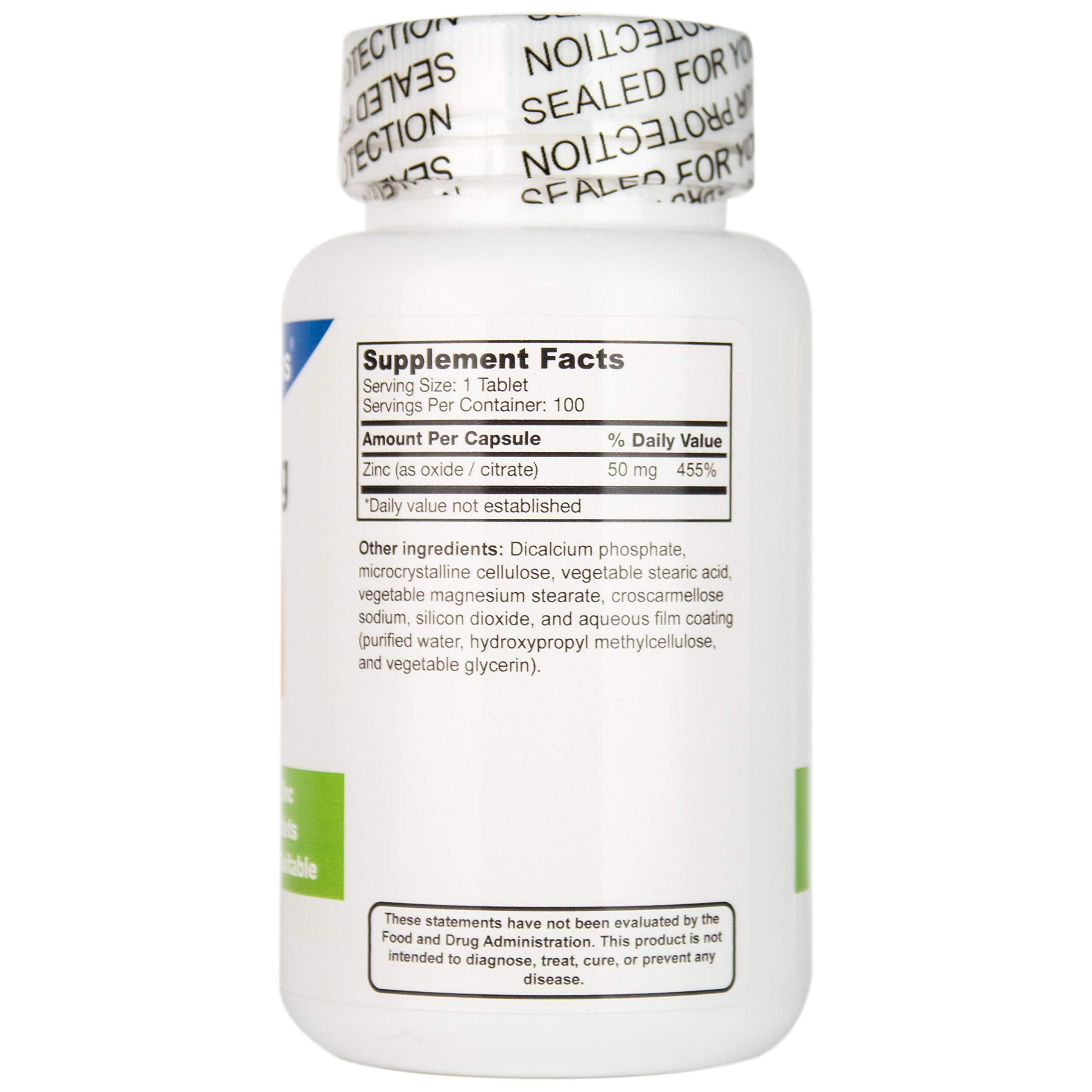 DrFormulas Zinc for Acne 100 day supply packaging