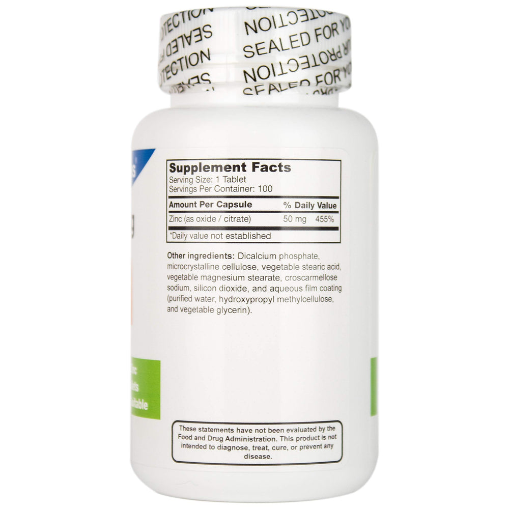 DrFormulas Zinc for Acne 100 day supply packaging