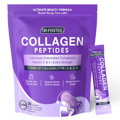 DRFOSTER Collagen peptides powder 30 stick packets