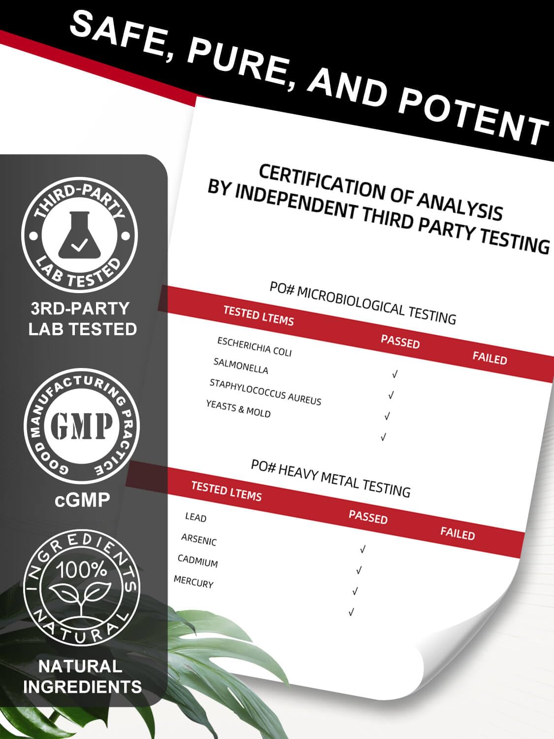 Active ingredients: MCTs, phytosterols, and CoQ10 complex