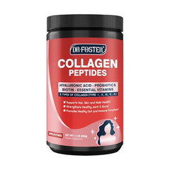DRFOSTER Multi-Collagen-Peptide powder bottle with Probiotics