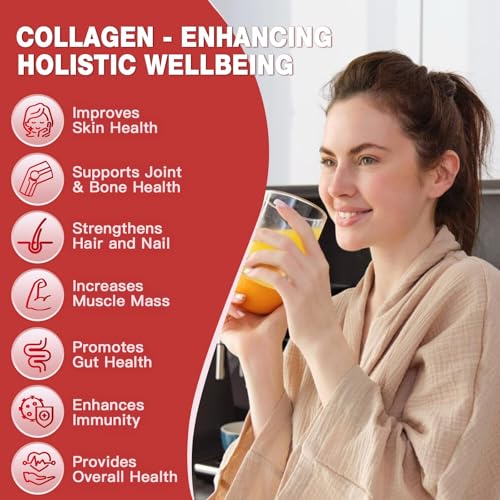 Scoop of collagen powder with smooth texture