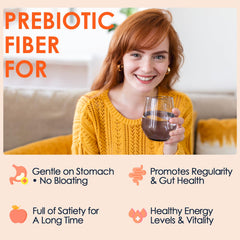 Ingredients collage: acacia fiber, baobab, inulin, oat fiber and FOS