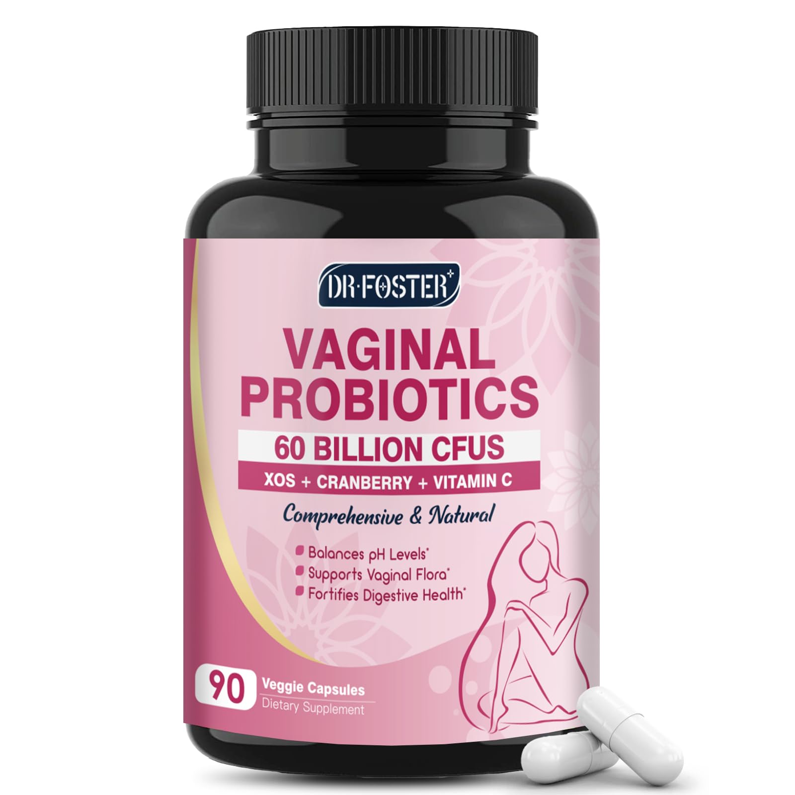 DRFOSTER Vaginal Probiotics bottle and packaging