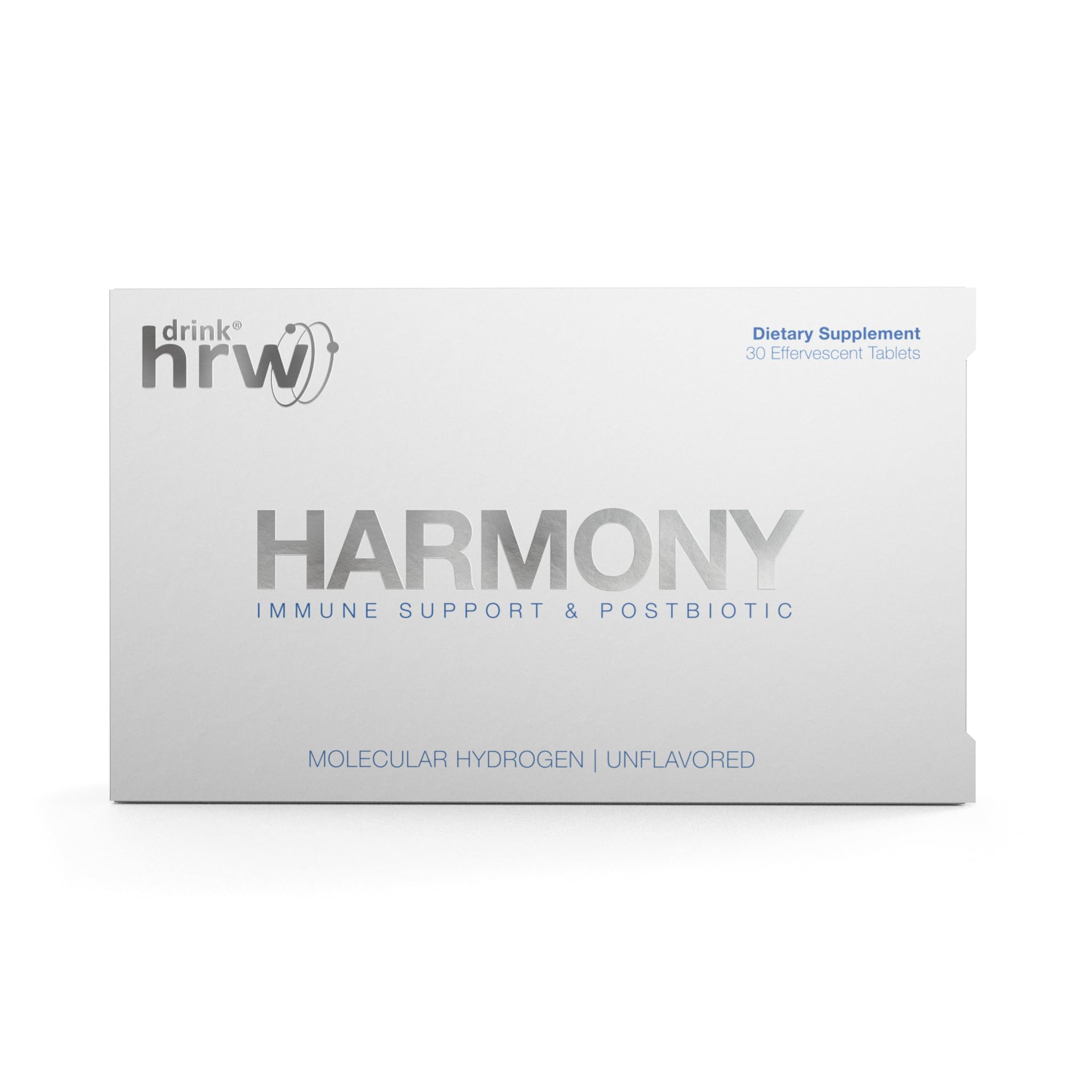 Harmony hydrogen tablet dissolving in a glass of water