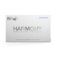 Harmony hydrogen tablet dissolving in a glass of water