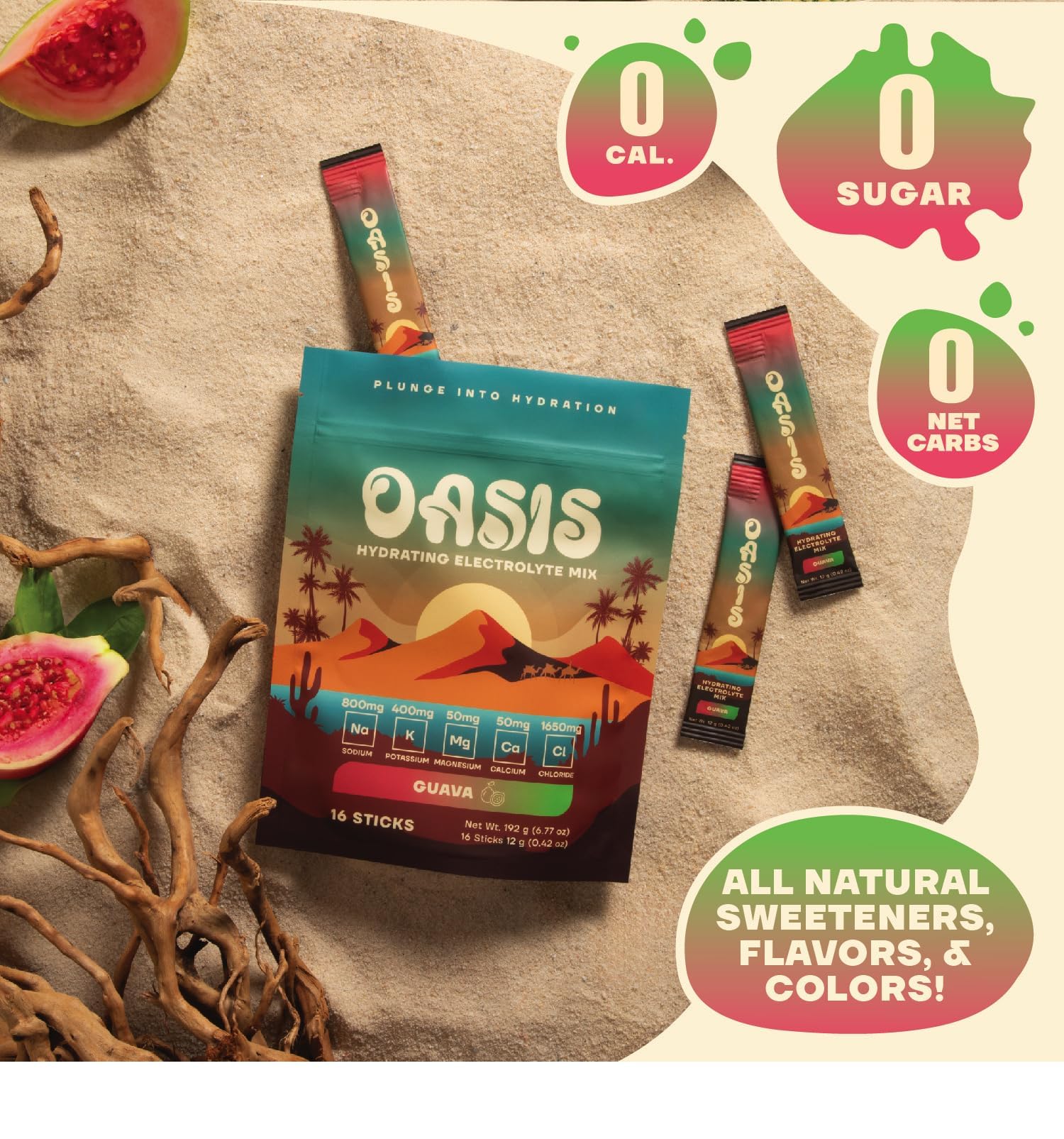 Drink Oasis powder being mixed for refreshing hydration during workouts.