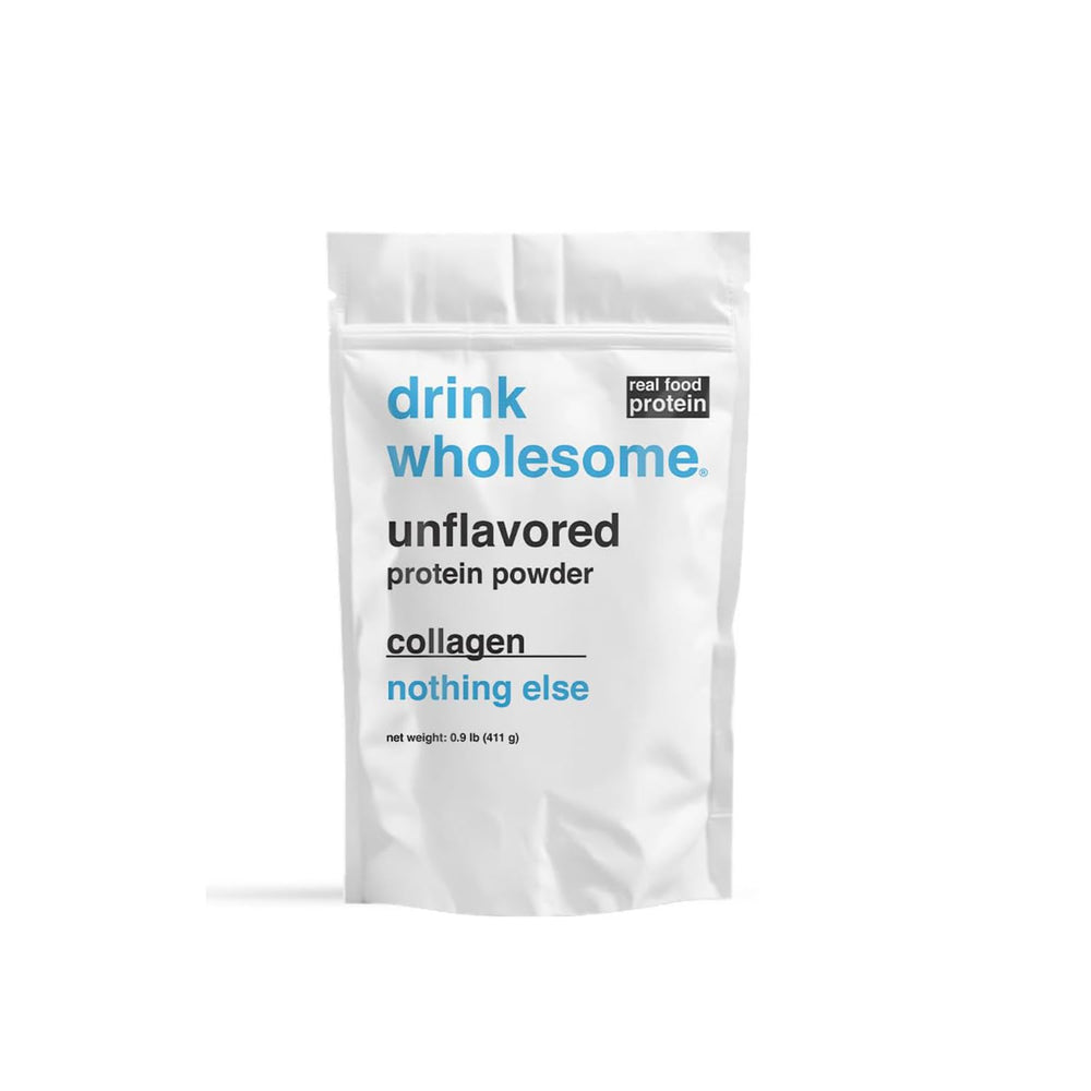 drink wholesome unflavored collagen tub—easy-to-digest protein for sensitive stomachs.