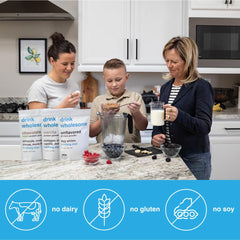Drink Wholesome scoop with vanilla collagen powder for easy daily protein