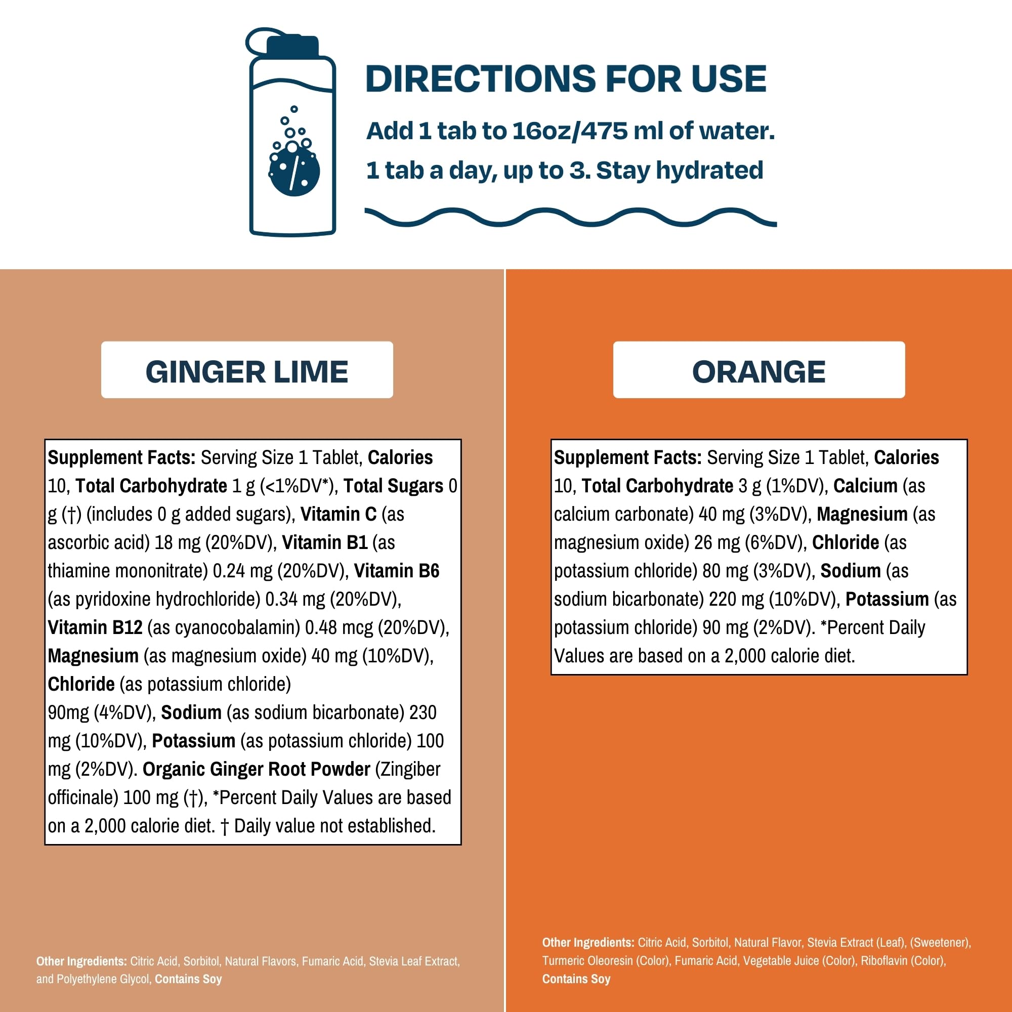 Drinklits tablet dissolving in a glass to release flavor quickly.