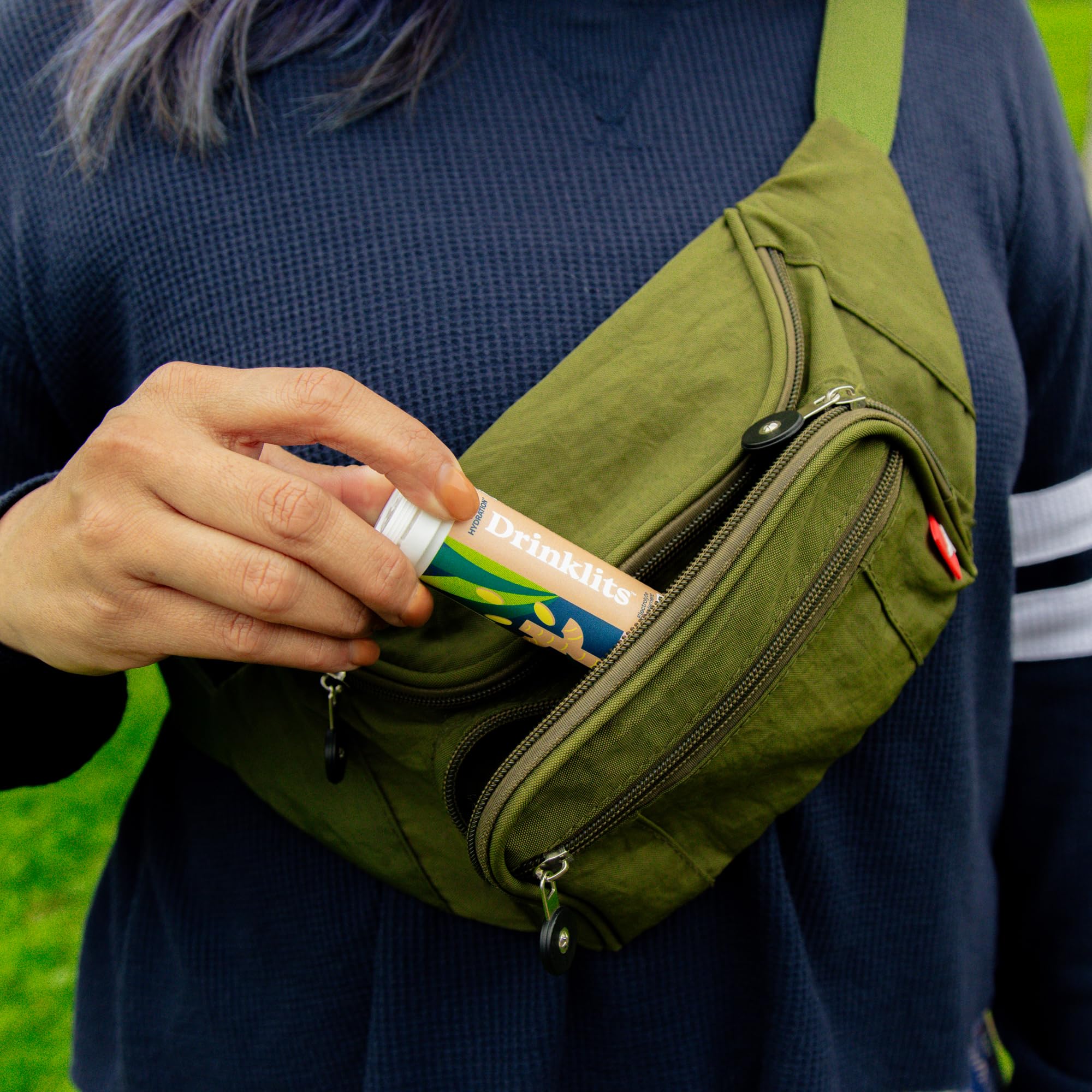 Drinklits Ginger-Lime USA-made vegan and cruelty-free hydration solution.