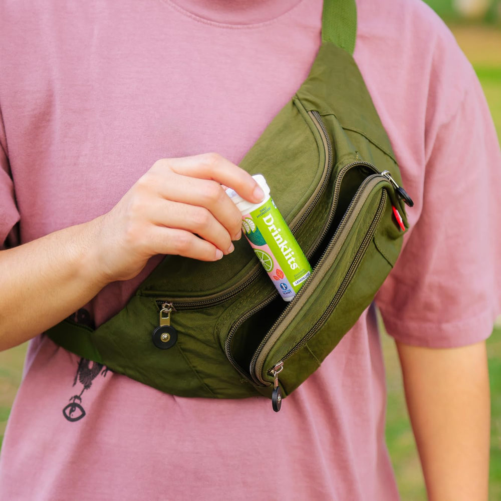 Drinklits Made in USA label signals premium hydration tablets.