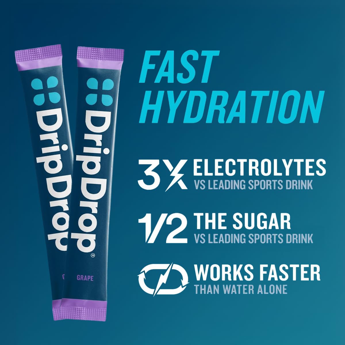 Close-up of Strawberry Lemonade flavor electrolyte packet