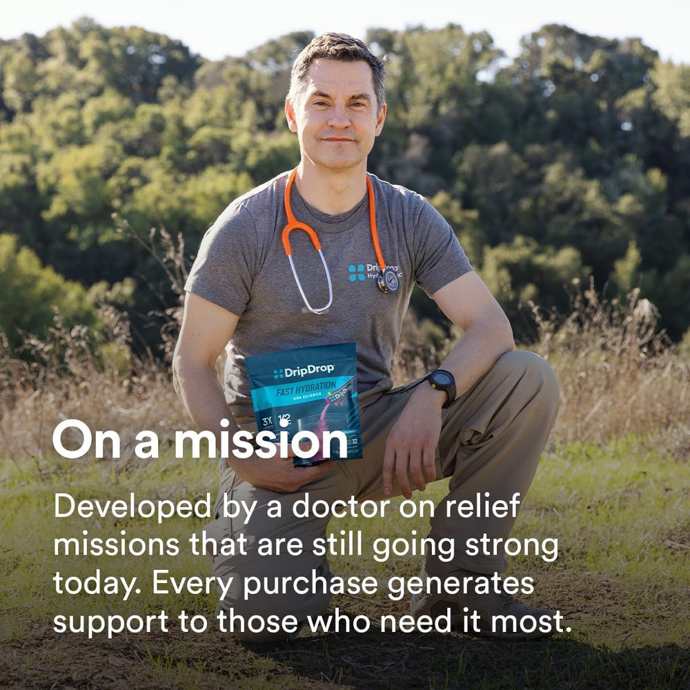 Close-up of Cherry flavor electrolyte packet