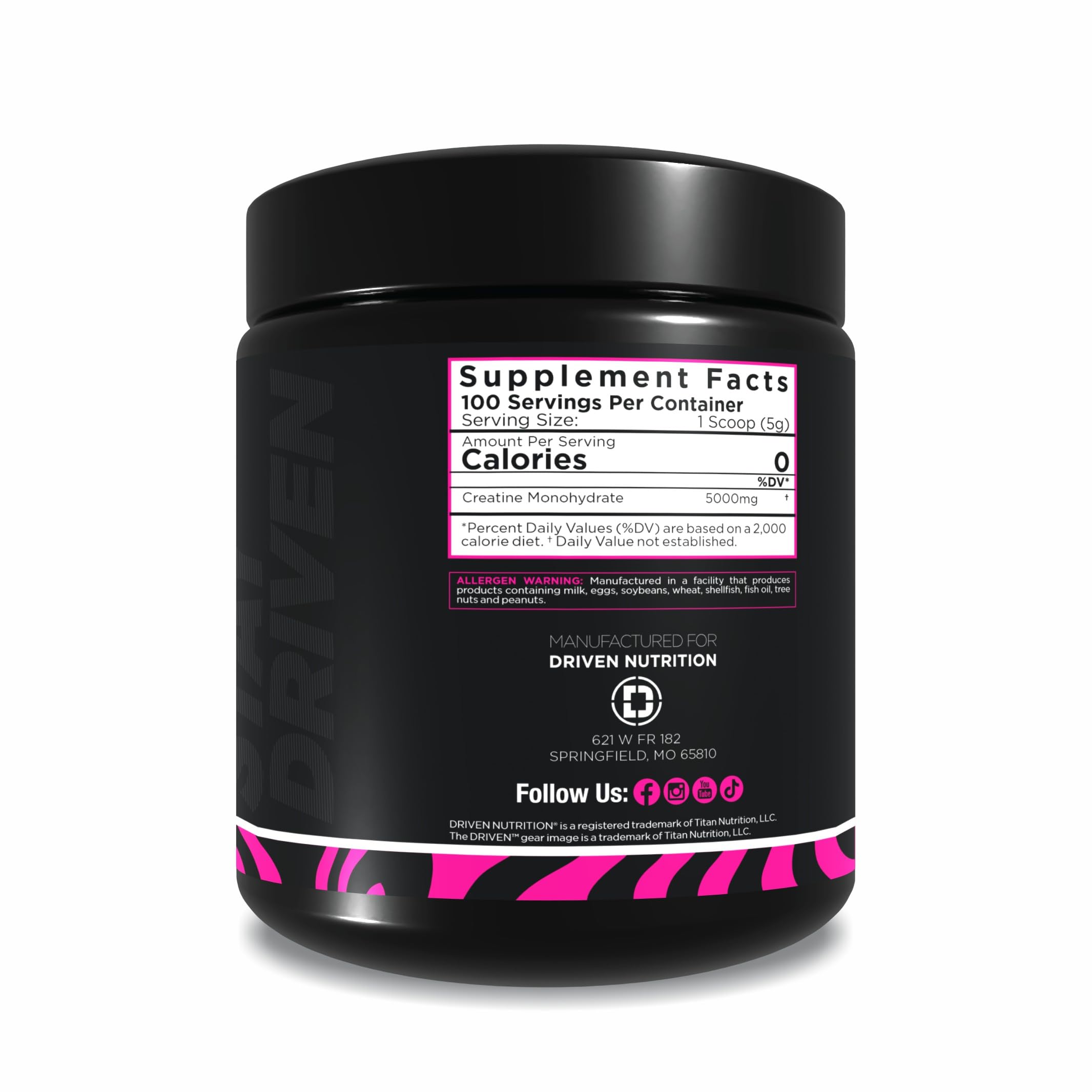 Packaging options showing 200g and 500g containers