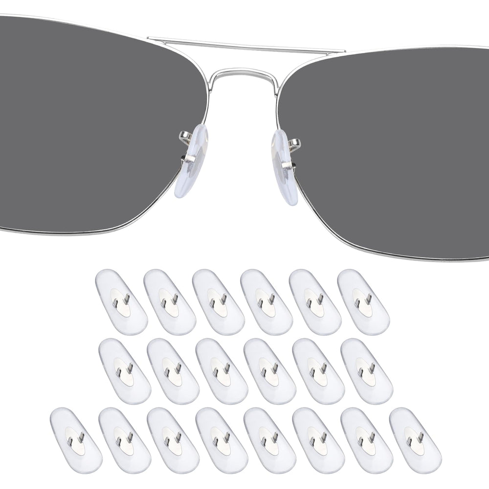 Drogo 10-pairs clear silicone nose pads for Ray-Ban sunglasses