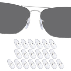 Drogo 10-pairs clear silicone nose pads for Ray-Ban sunglasses