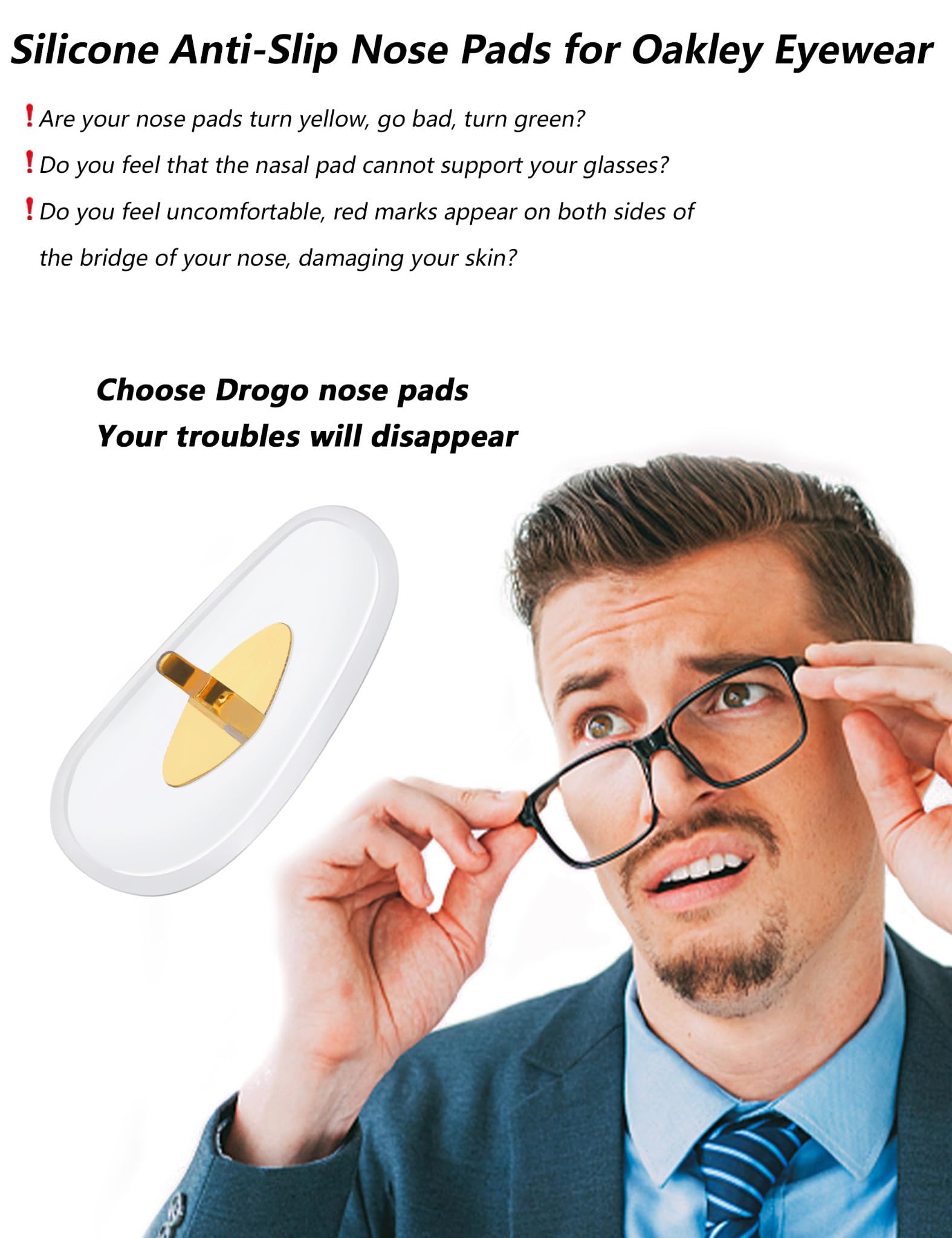 Compatible with multiple Ray-Ban models including Aviator and Clubmaster