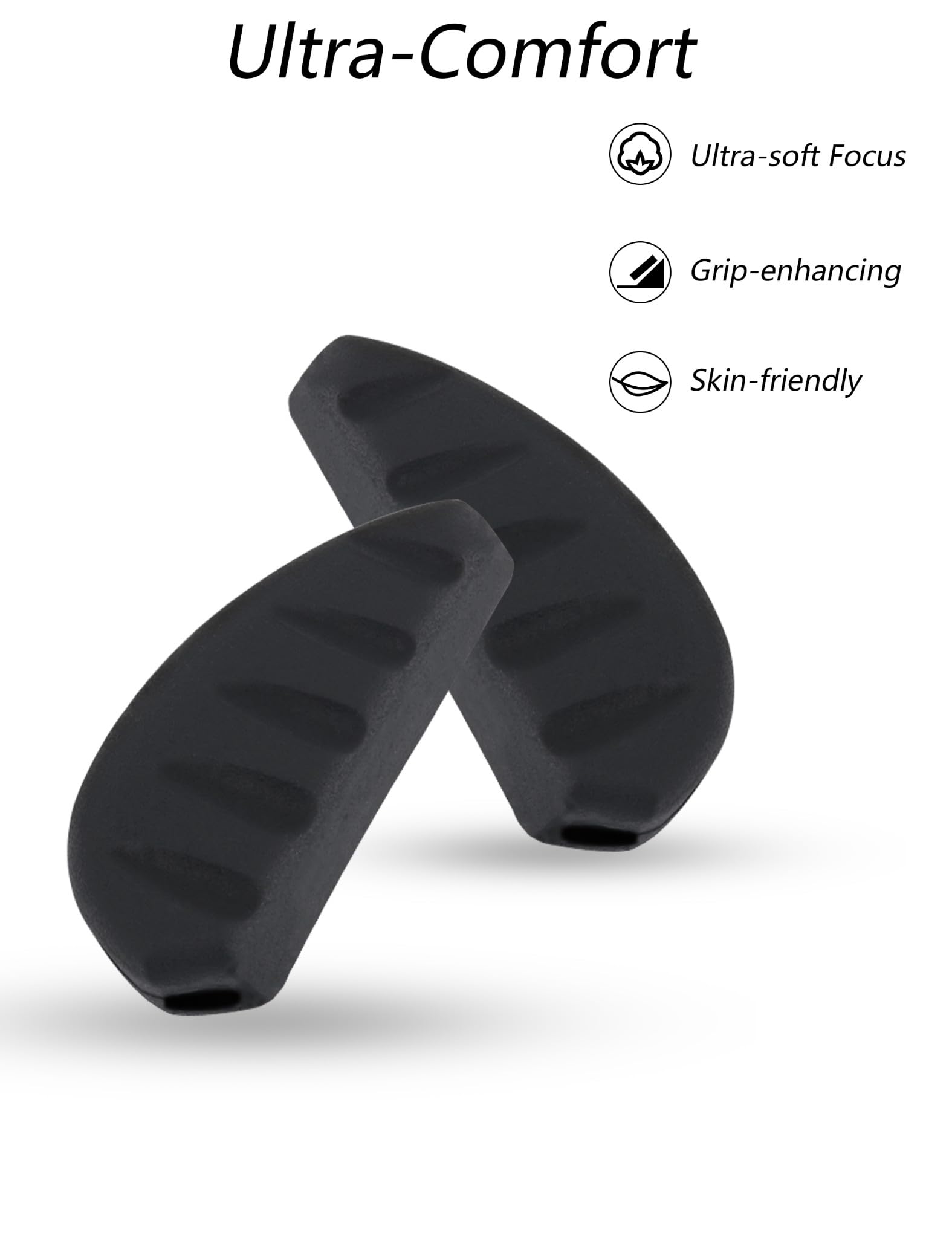 Nose pads compatible with most slip-on eyeglasses - product feature