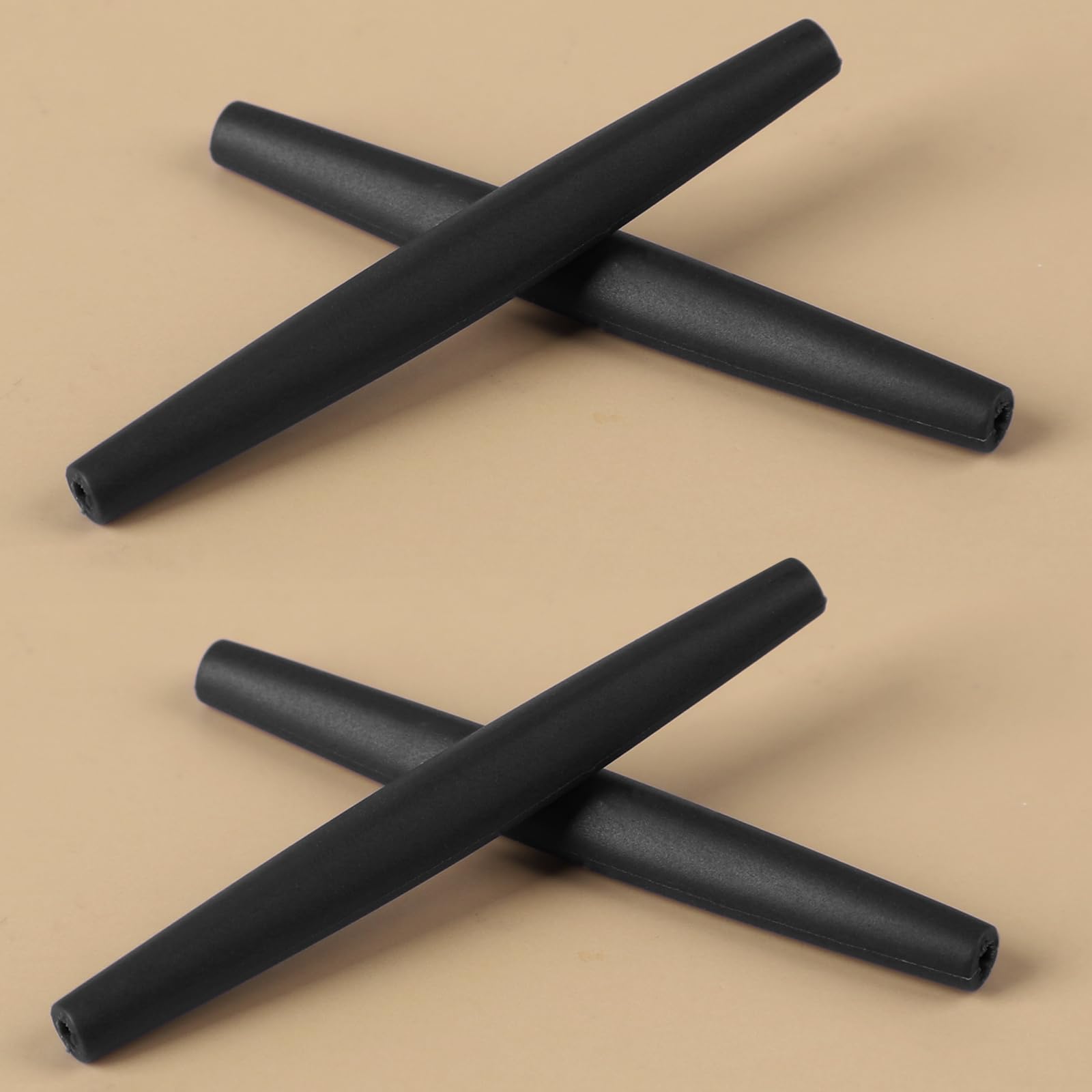 Close-up of soft silicone earsocks material