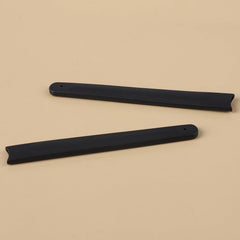 One pair of black earsocks displayed against white background